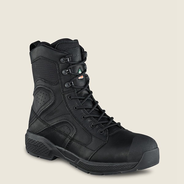 Red Wing Safety Bot Erkek - Exos Lite - 8-Inch Waterproof Csa Toe - Siyah - 71ZSXFRTA